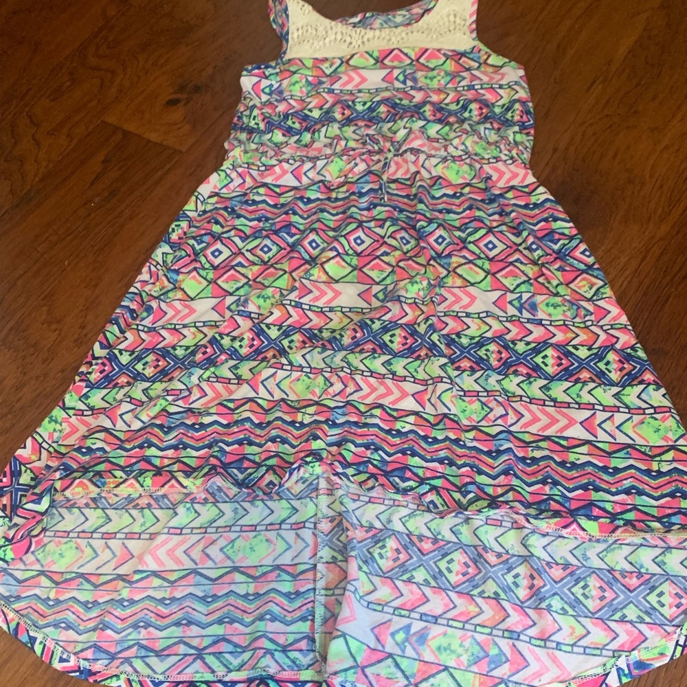 Multi color girls dress